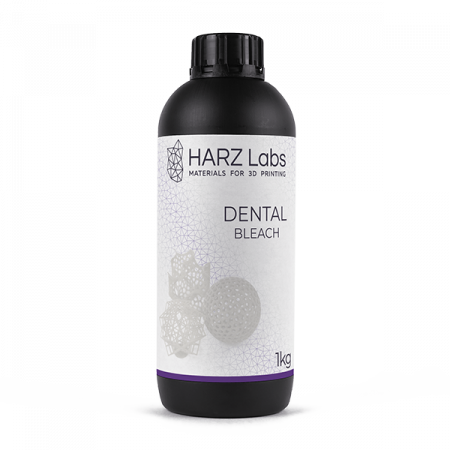 HARZ Labs Dental Bleach – Фотополимер для настольных LCD/DLP, 0,5кг