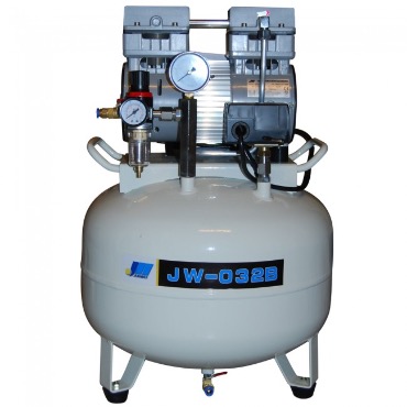 Suzhou Oxygen Plant CO. JW-032B - безмасляный компрессор для одной стоматологической установки, с осушителем, с кожухом, 100 л/мин