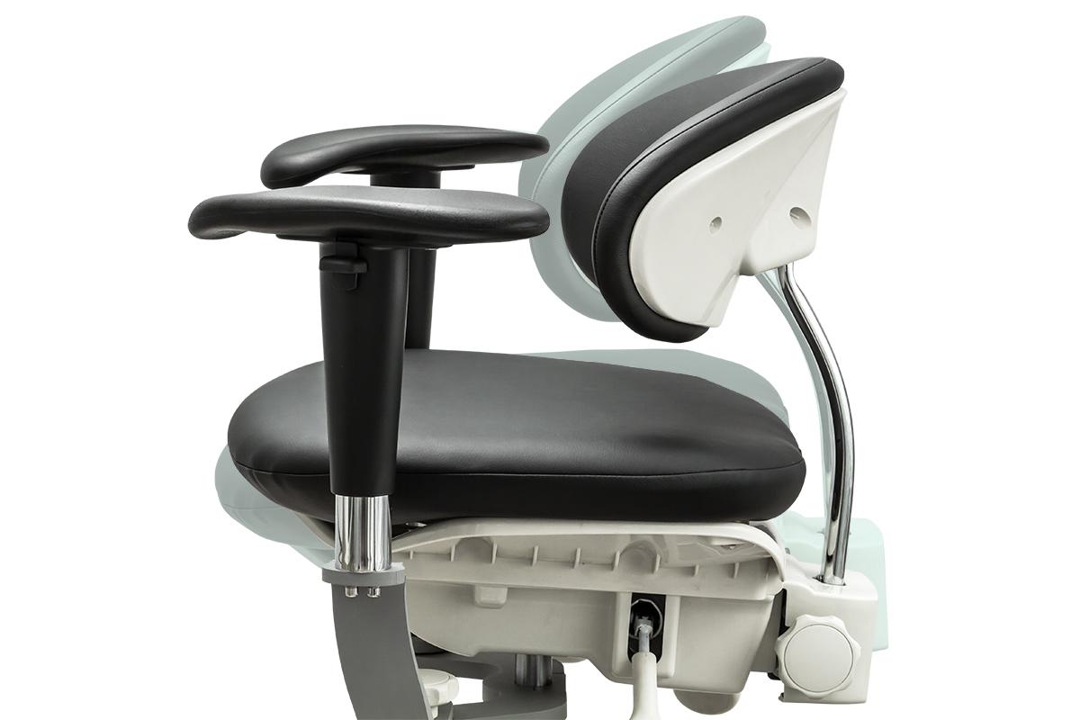 стоматологический стул врача с подлокотниками