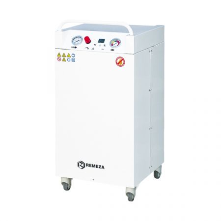 Remeza КМ-8.OLD10НК - Стоматологический безмасляный компрессор для аппаратов искусственной вентиляции легких и наркозно-дыхательного оборудования, с кожухом, с ресивером 8 л, 75 л/мин