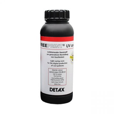 DETAX  Freeprint cast UV - 3D материал, красный, 0,5 кг