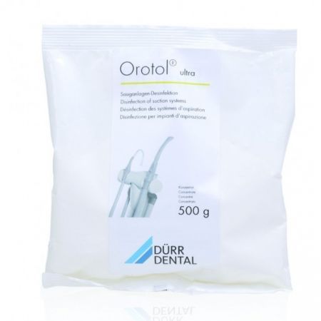 Durr Dental Orotol Ultra - порошкообразный концентрат для дезинфекции, дезодорации, очистки и ухода за всеми отсасывающиими системами, плевательницами