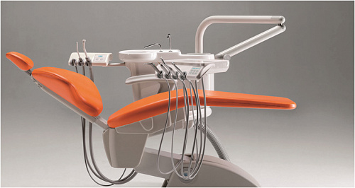 OMS Tempo PX New - стоматологическая установка с нижней подачей инструментов 