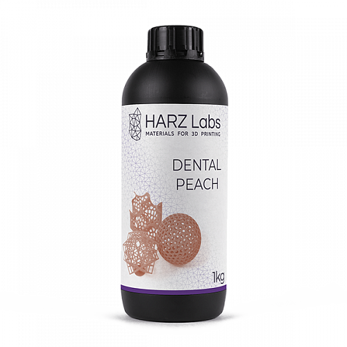 HARZ Labs Dental Peach – Фотополимер для настольных LCD/DLP
