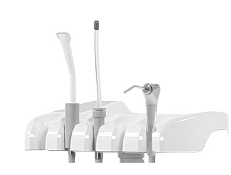 Ajax AJ 11 – стоматологическая установка с верхней подачей инструментов с мягкой обивкой