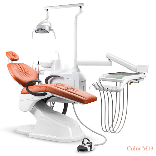 GreenMED S200 – Стоматологическая установка с мягкой обивкой и с нижней подачей