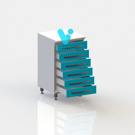 ВИТАЛИЯ Т6 ЛЮКС — Медицинская тумба на хромированных ножках