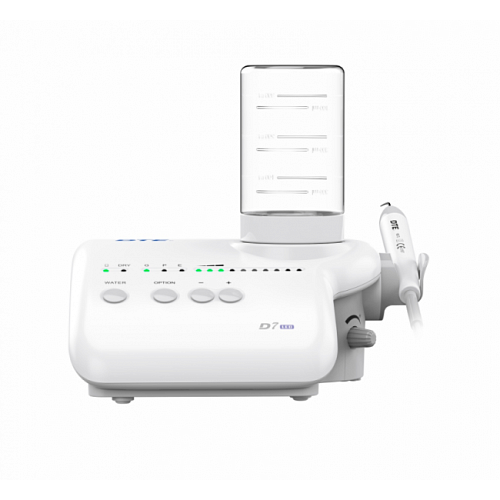 Woodpecker DTE-D7 LED - автономный ультразвуковой скалер с фиброоптикой, 8 насадок в комплекте