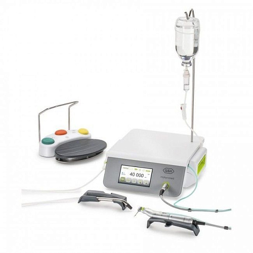 W&H Implantmed SI-1023 — Физиодиспенсер с беспроводной педалью и наконечником WS-75 L (20:1)