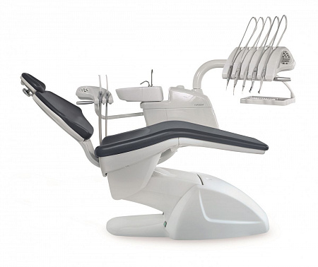 Swident Friend Plus - стоматологическая установка с верхней подачей инструментов