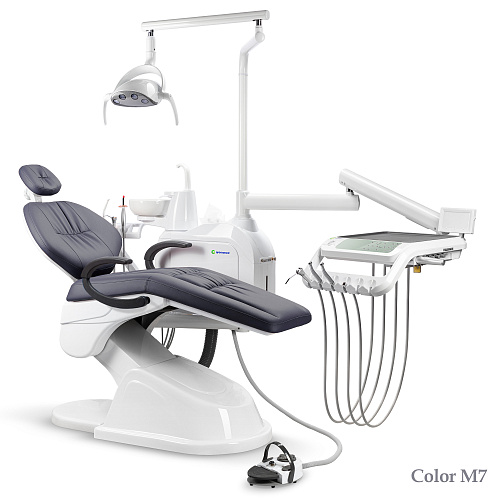 GreenMED S200 – Стоматологическая установка с мягкой обивкой и с нижней подачей