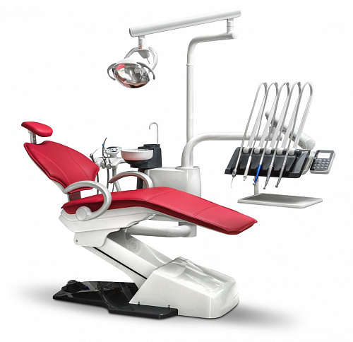 Woson WOD730 - стоматологическая установка с верхней подачей инструментов