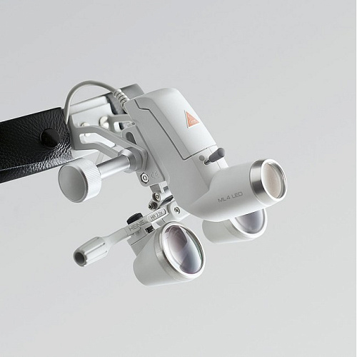 Heine ML4 LED HR 2.5x - налобный светодиодный осветитель ML4 LED в комплекте с бинокулярными лупами HR 2.5x 