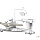 SILVERFOX 8000C-CMS0 Implant – Стоматологическая установка с подкатным блоком врача и с мягкой обивкой