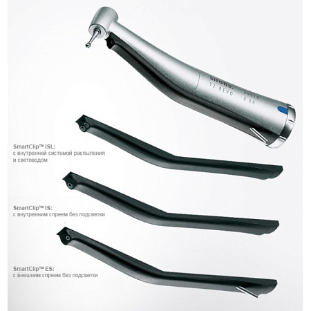 SIRONA T2 REVO R 6 IS - понижающий угловой наконечник с внутренним спреем, без света, 6:1