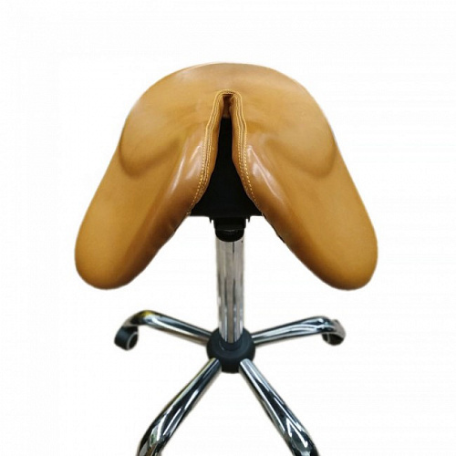 Gravitonus EZDuo Country - эргономичный стул-седло врача-стоматолога, двуразделенное седло, твердая кожа