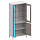 ВИТАЛИЯ ШМе-2см — Шкаф со стеклом в металлической рамке