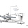 SILVERFOX 8000C-CMS0 Implant – Стоматологическая установка с подкатным блоком врача и с мягкой обивкой