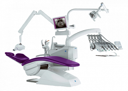 Stern Weber S300 Continental - стоматологическая установка с верхней подачей инструментов
