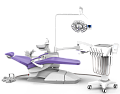 SILVERFOX 8000C-CMS0 Implant – Стоматологическая установка с подкатным блоком врача и с мягкой обивкой