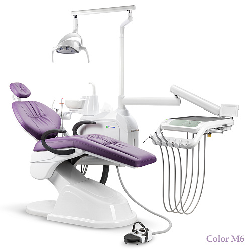 GreenMED S200 – Стоматологическая установка с мягкой обивкой и с нижней подачей