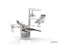 SILVERFOX 8000С CMS0 – Стоматологическая установка с верхней подачей и электрической системой управления инструментами, подачей воздуха и воды