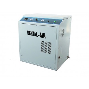 Werther Int. Dental Air 3/24/379 - безмасляный воздушный компрессор на 3 установки, с осушителем, с кожухом, 200 л/мин