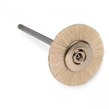 Renfert Goat hair brushes - Щётки из козьего ворса, смонтированные, диаметр 19 мм, упаковка 12 шт.