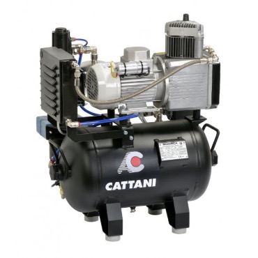 Cattani 30-67 - безмасляный компрессор для одной стоматологической установки, без осушителя, с ресивером 30 л, 67,5 л/мин