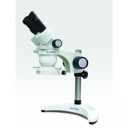 Alltion ASM-0745 - настольный зуботехнический микроскоп с плавным изменением увеличения и светодиодной подсветкой