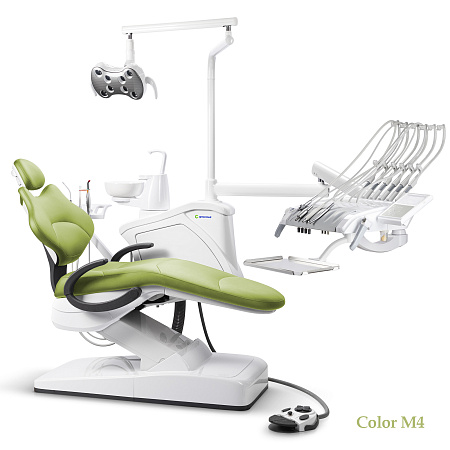 GreenMED S300 – Стоматологическая установка с мягкой обивкой и с верхней подачей